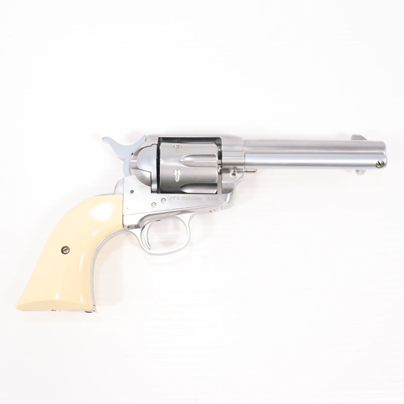 【中古即納】[MIL] マルシン工業 ガスリボルバー コルト SAA.45 シビリアン シルバーモデル ABS(旧型) (ジャンク品) (18歳以上専用)(20150223)