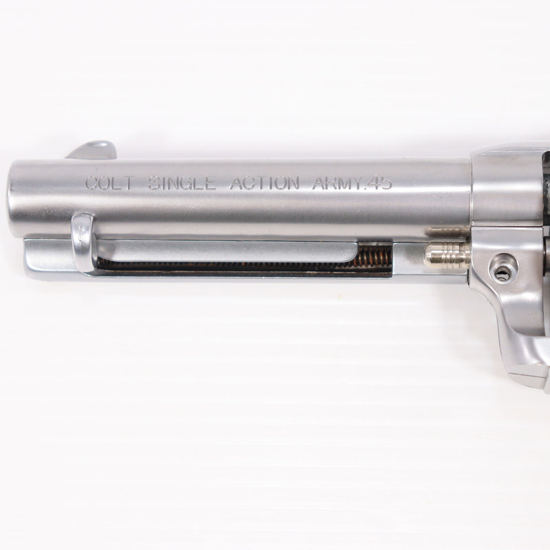 【中古即納】[MIL] マルシン工業 ガスリボルバー コルト SAA.45 シビリアン シルバーモデル ABS(旧型) (ジャンク品) (18歳以上専用)(20150223)