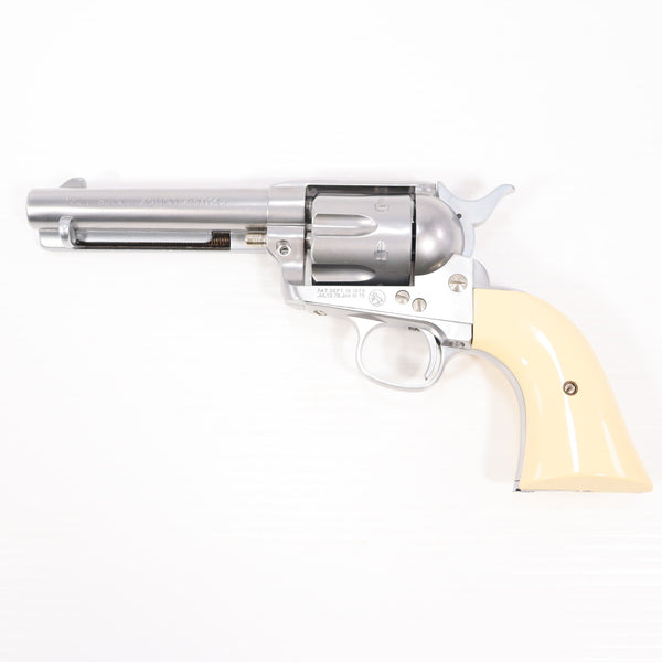 【中古即納】[MIL] マルシン工業 ガスリボルバー コルト SAA.45 シビリアン シルバーモデル ABS(旧型) (ジャンク品) (18歳以上専用)(20150223)