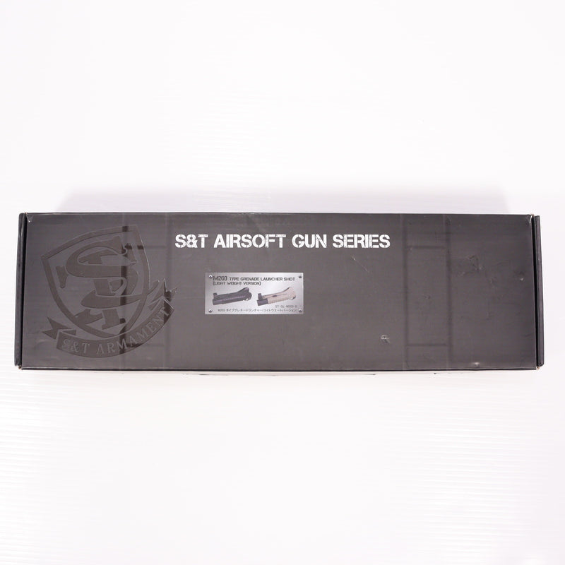 【中古即納】[MIL] S&T ガスグレネード M203タイプ FRP グレネードランチャー ショート BK(ブラック/黒)(STGLM203SBK) (18歳以上専用)(20150223)