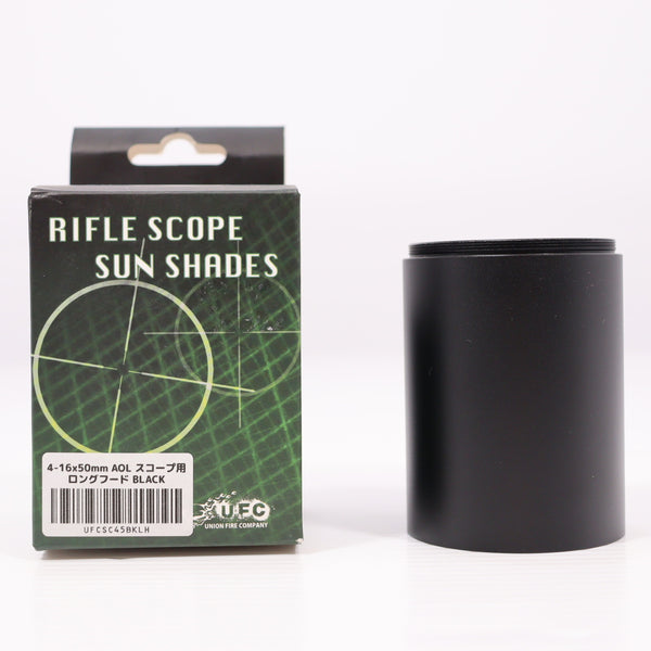 【中古即納】[MIL] UFC(ユニオンファイアカンパニー) 4-16×50mm AOL スコープ用 ロングフード BK(ブラック/黒)(UFCSC45BKLH)(20150223)