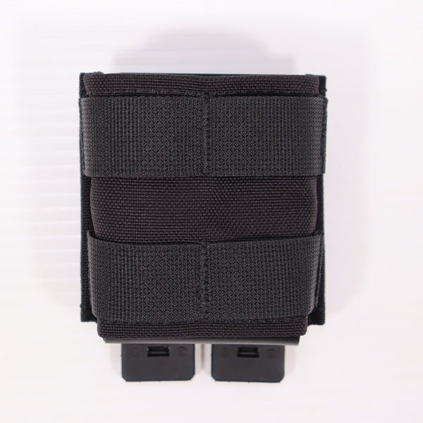 【中古即納】[MIL] ノーブランド ESSTACタイプ KYWI 5.56mmマガジンポーチ BK(ブラック/黒)(20150223)