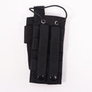 【中古即納】[MIL] ノーブランド ショートラジオポーチ BK(ブラック/黒)(20150223)