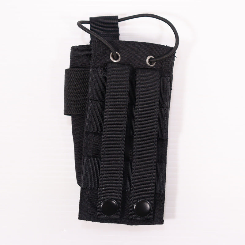 【中古即納】[MIL] ノーブランド ショートラジオポーチ BK(ブラック/黒)(20150223)