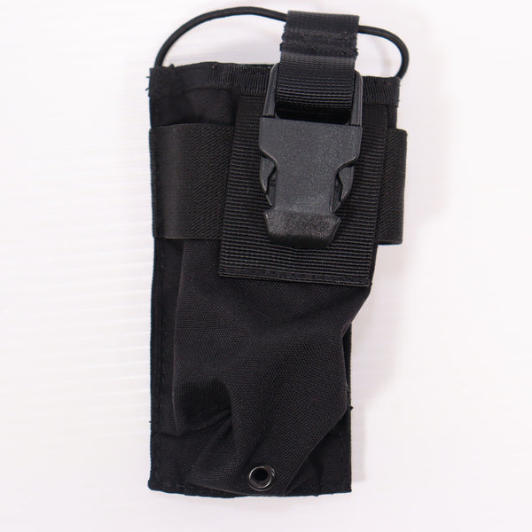 【中古即納】[MIL] ノーブランド ショートラジオポーチ BK(ブラック/黒)(20150223)