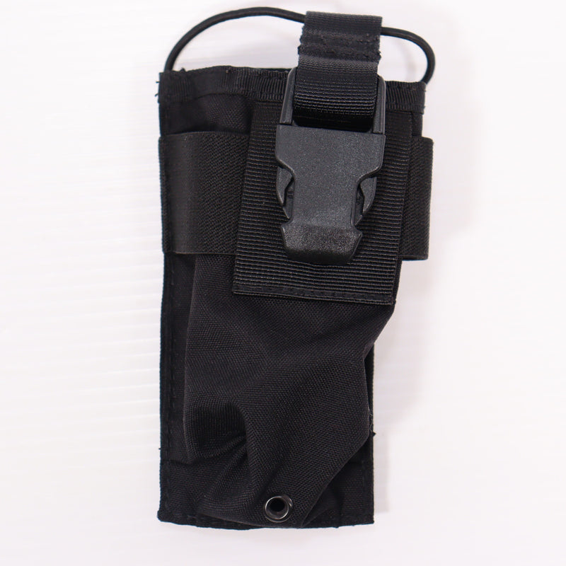 【中古即納】[MIL] ノーブランド ショートラジオポーチ BK(ブラック/黒)(20150223)