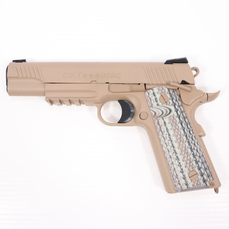 【中古即納】[MIL] タニオ・コバ(TANIO KOBA)/BATON airsoft(バトンエアソフト) CO2ガスブローバック BM-45 FDE(フラットダークアース) (18歳以上専用)(20191211)