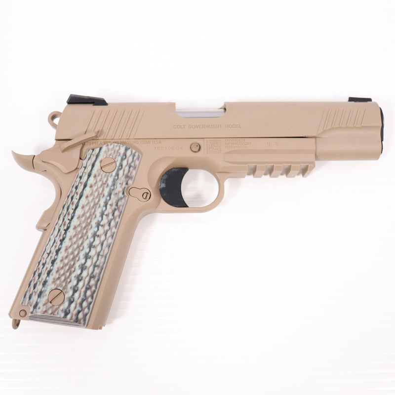 【中古即納】[MIL] タニオ・コバ(TANIO KOBA)/BATON airsoft(バトンエアソフト) CO2ガスブローバック BM-45 FDE(フラットダークアース) (18歳以上専用)(20191211)