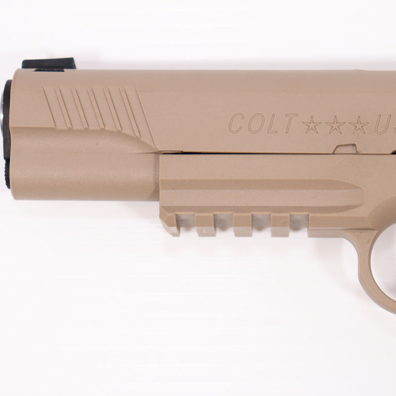 【中古即納】[MIL] タニオ・コバ(TANIO KOBA)/BATON airsoft(バトンエアソフト) CO2ガスブローバック BM-45 FDE(フラットダークアース) (18歳以上専用)(20191211)