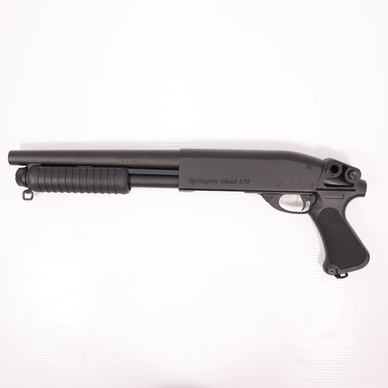 【中古即納】[MIL] S&T エアーショットガン M870 ショート ピストルグリップ BK(ブラック)(ST-SPG-08-BK) (18歳以上専用)(20150223)
