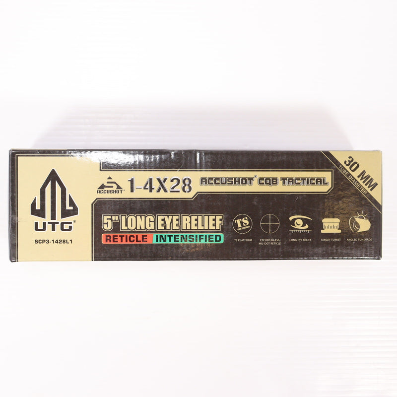 【中古即納】[MIL] LEAPERS(リーパーズ) UTG ACCUSHOT CQBタクティカルスコープ 1-4×28(SCP3-1428L1)(20150223)