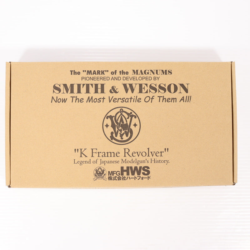 【中古即納】[MIL] ハートフォード(HWS) 発火モデルガン S&W(スミスアンドウェッソン) M19 コンバットマグナム 2.5インチ HW ナチュラル・モデル 木製グリップ付(20230716)