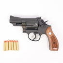 【中古即納】[MIL] ハートフォード(HWS) 発火モデルガン S&W(スミスアンドウェッソン) M19 コンバットマグナム 2.5インチ HW ナチュラル・モデル 木製グリップ付(20230716)