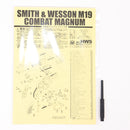 【中古即納】[MIL] ハートフォード(HWS) 発火モデルガン S&W(スミスアンドウェッソン) M19 コンバットマグナム 2.5インチ HW ナチュラル・モデル 木製グリップ付(20230716)