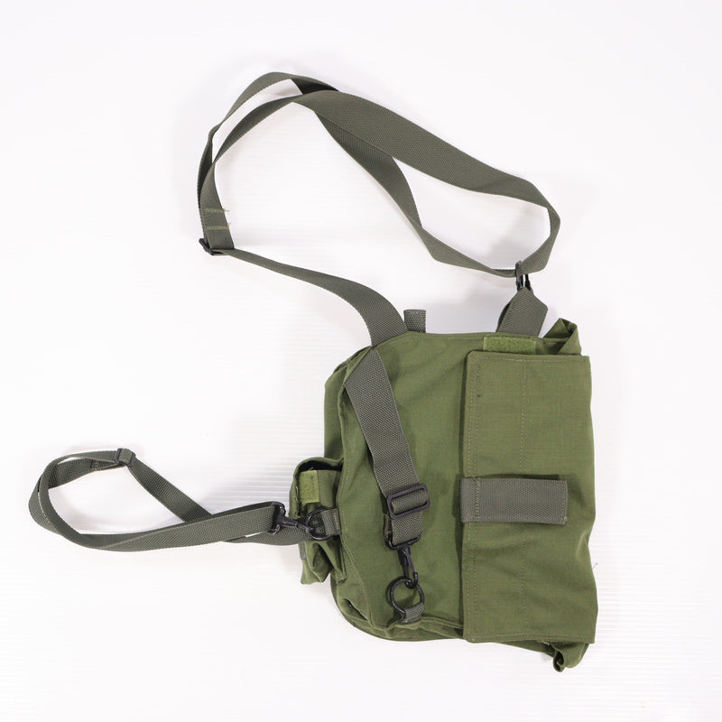 【中古即納】[MIL] ノーブランド M40タイプ ガスマスクバッグ OD(オリーブドラブ)(20150223)