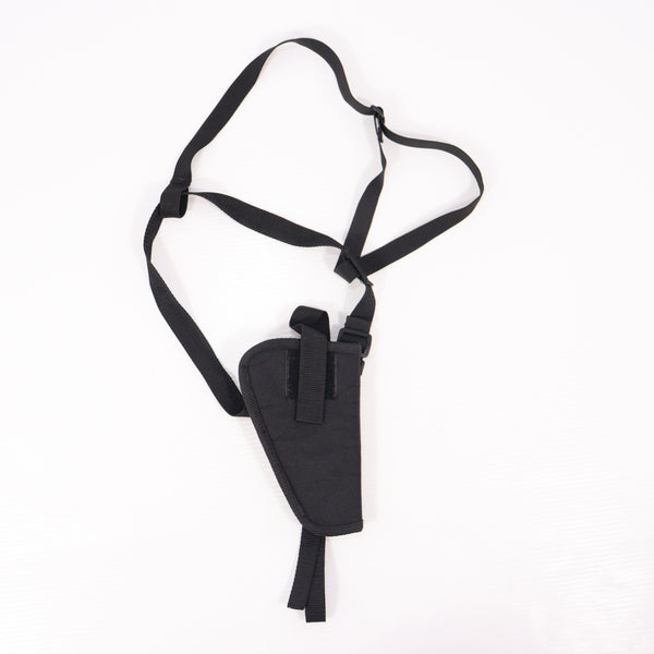 【中古即納】[MIL] ノーブランド 中型オートマチック用 ショルダーホルスターBK(ブラック/黒)(20150223)