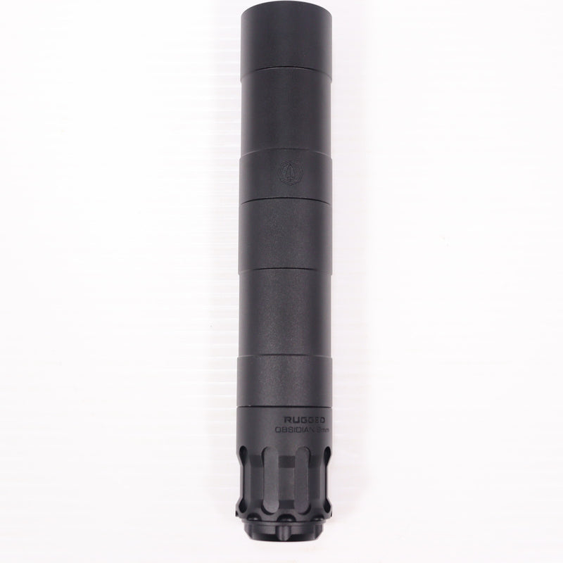 【中古即納】[MIL] RGW RUGGEDタイプ OBSIDIAN 9mm ダミーサイレンサー MP5/14mm逆ネジ対応(RGW-SI-01-9M-MP5)(20150223)