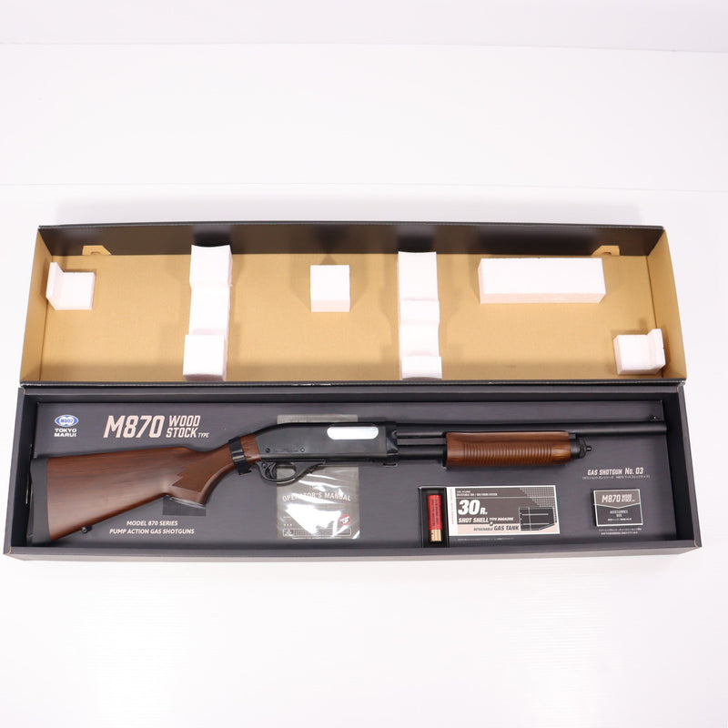 【中古即納】[MIL] 東京マルイ ガスショットガン M870ウッドストックタイプ (18歳以上専用)(20160316)