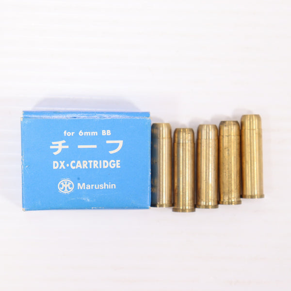【中古即納】[MIL] マルシン工業 6mmBB S&W(スミスアンドウェッソン) M36 チーフスペシャル DXカートリッジ 5発セット(20150223)