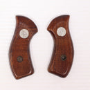 【中古即納】[MIL] MGC 金属モデルガン チーフスペシャル用 木製グリップ チェッカー S&Wメダリオン(20150223)