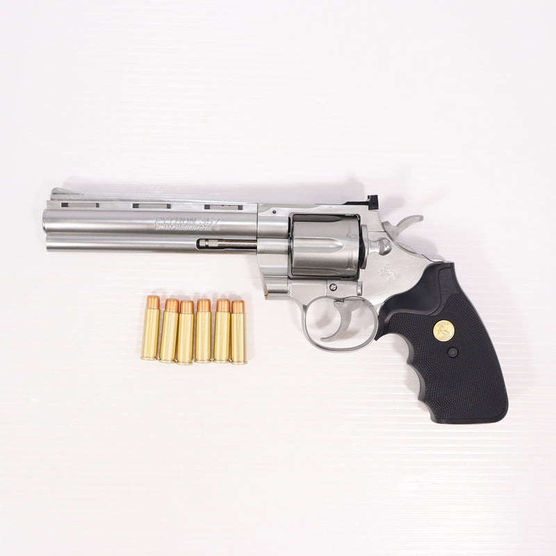 【中古即納】[MIL] 東京マルイ BBエアリボルバー コルトパイソン.357マグナム 6インチ ステンレスモデル (10歳以上専用)(20170601)