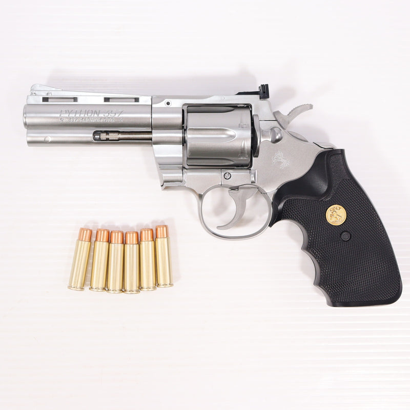 【中古即納】[MIL] 東京マルイ BBエアリボルバー コルトパイソン.357マグナム 4インチ ステンレスモデル (10歳以上専用)(20160409)