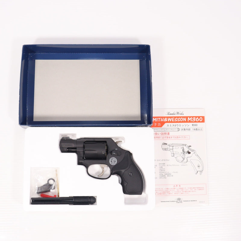【中古即納】[MIL] タナカワークス ガスリボルバー S&W(スミスアンドウェッソン) M&P 360 .357マグナム ABS+セラコート (18歳以上専用)(20160116)