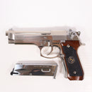 【中古即納】[MIL] 東京マルイ ガスブローバック M92F クロームステンレス (カスタム品) (18歳以上専用)(20020804)