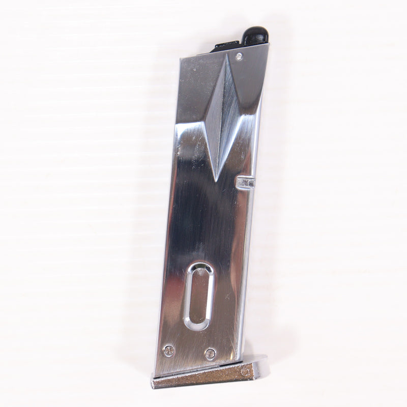 【中古即納】[MIL] 東京マルイ ガスブローバック M92F クロームステンレス (カスタム品) (18歳以上専用)(20020804)