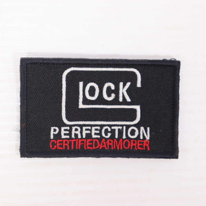 【中古即納】[MIL] ノーブランド GLOCK PERFECTION ロゴ 刺繍ベルクロパッチ(20150223)