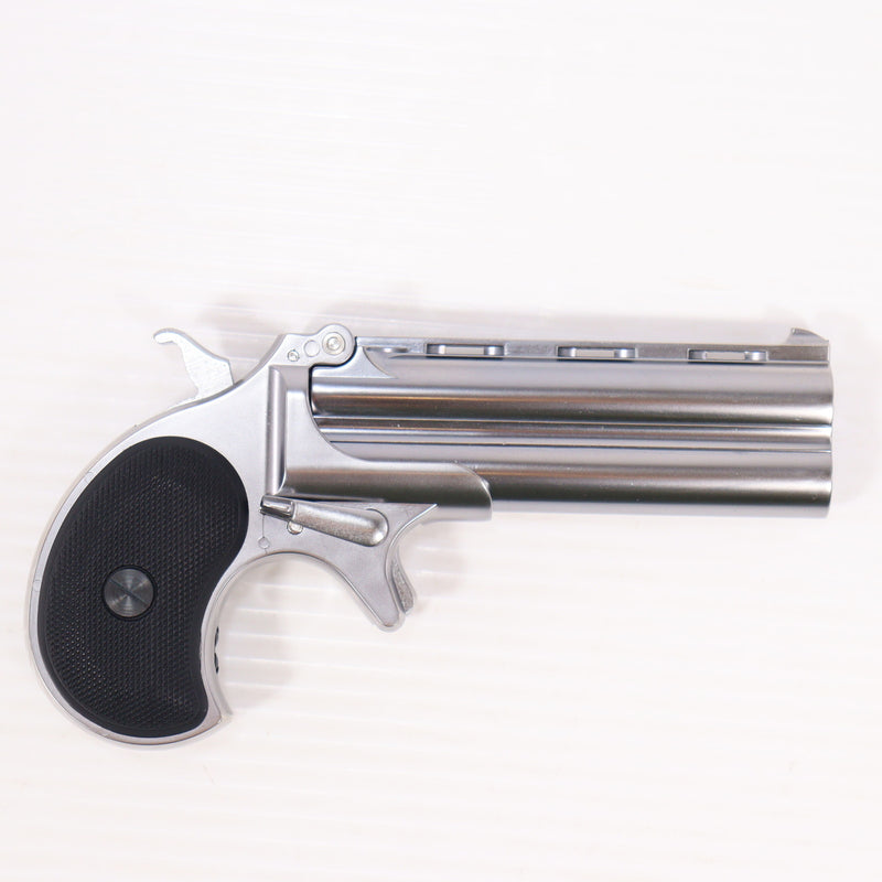 【中古即納】[MIL] マルシン工業 ガスリボルバー 6mmBB Xカート ハンターデリンジャー シルバー ABS (18歳以上専用)(20221120)