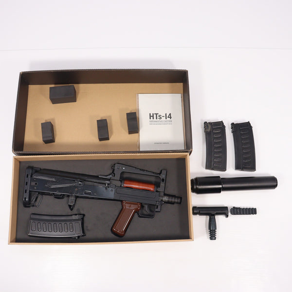 【中古即納】[MIL] GHK/HEPHAESTUS(ヘパイストス) ガスブローバック HTs-14 グローザ DXセット (18歳以上専用)(20150223)