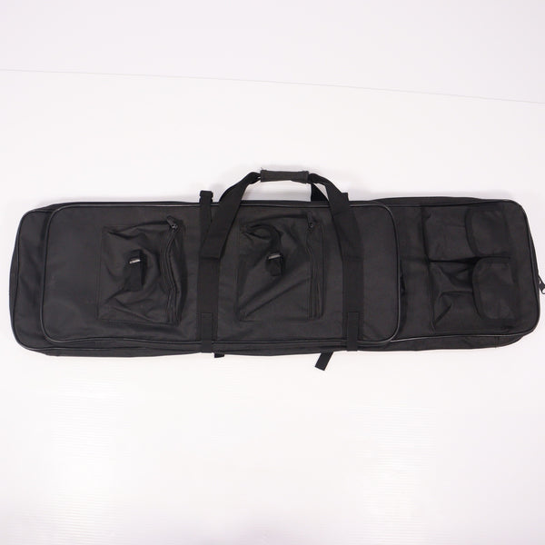 【中古即納】[MIL] ノーブランド ダブルガンケース BK(ブラック/黒)(90×27cm/61×26cm)(20150223)