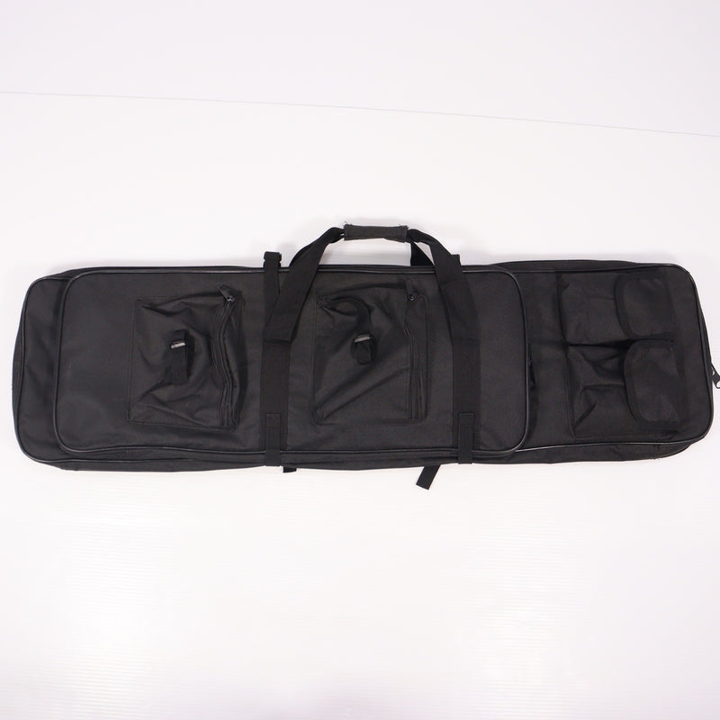 【中古即納】[MIL] ノーブランド ダブルガンケース BK(ブラック/黒)(90×27cm/61×26cm)(20150223)