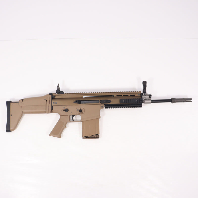 【中古即納】[MIL] WE ガスブローバック SCAR-H V3 リアル刻印 TAN(タン) (18歳以上専用)(20150223)