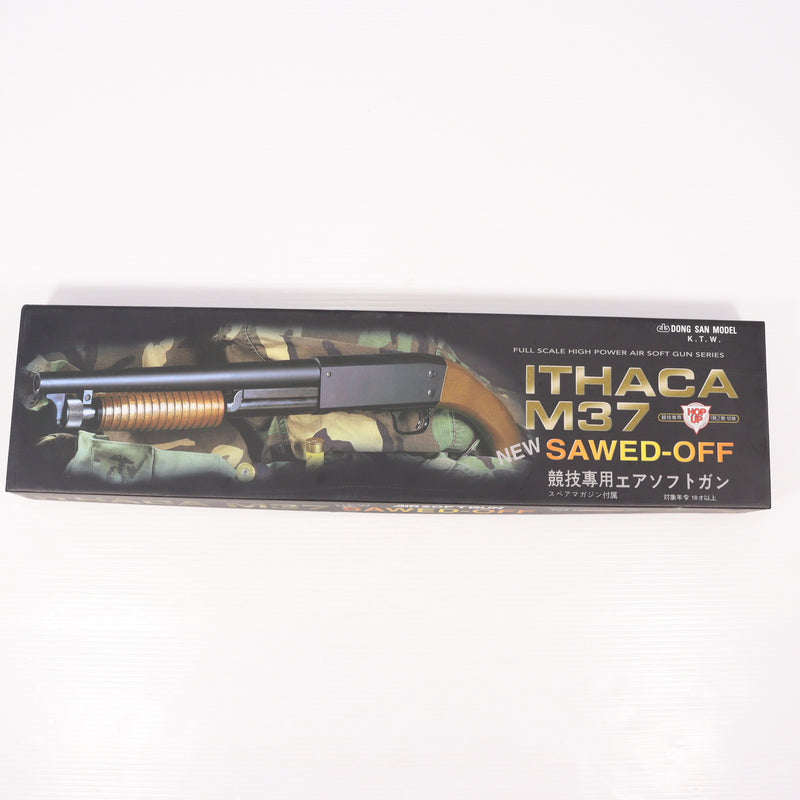【中古即納】[MIL] KTW エアショットガン イサカM37 ソウドオフ (旧型) (18歳以上専用)(20150223)