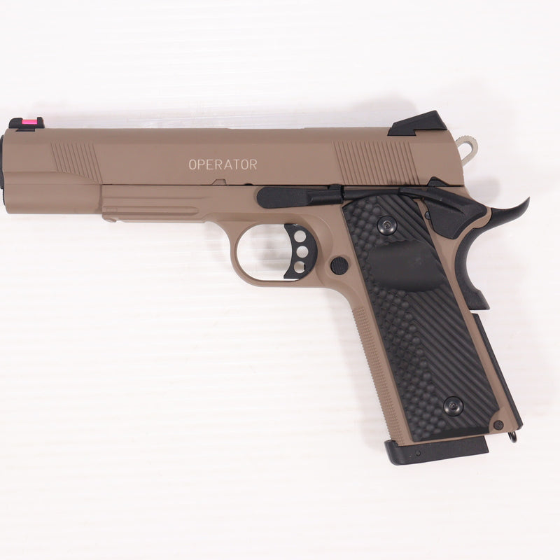 【中古即納】[MIL] CARBON8(カーボネイト) CO2 ガスブローバック M45DOC Desert Operators' Custom(デザート オペレーターズ カスタム)(CB02)(20210718)