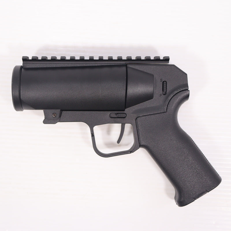 【中古即納】[MIL] ノーブランド ガスグレネード ピストルグレネードランチャー ショート BK(ブラック/黒)(NBAR10BKS) (18歳以上専用)(20150223)