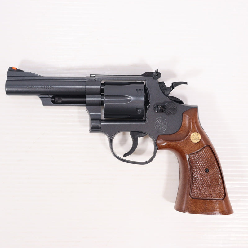 【中古即納】[MIL] クラウンモデル ホップアップエアリボルバー S&W(スミスアンドウエッソン) M19 .357コンバットマグナム 4インチ ウッドタイプグリップ(No.13243) (18歳以上専用)(20250630)