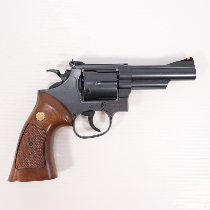【中古即納】[MIL] クラウンモデル ホップアップエアリボルバー S&W(スミスアンドウエッソン) M19 .357コンバットマグナム 4インチ ウッドタイプグリップ(No.13243) (18歳以上専用)(20250630)