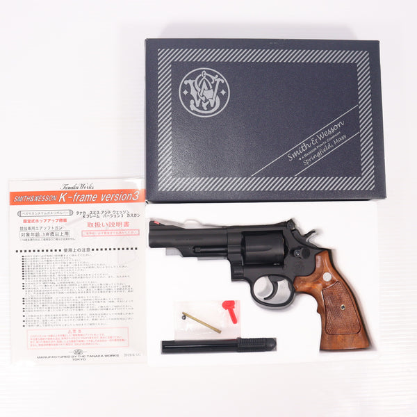 【中古即納】[MIL] タナカワークス ガスリボルバー S&W(スミスアンドウエッソン) M19 4インチ コンバットマグナム HW(ヘビーウェイト) Ver.3 (18歳以上専用)(20210710)