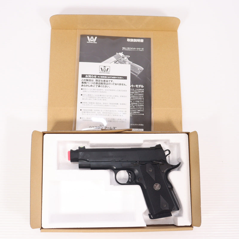 【中古即納】[MIL] WA ウエスタンアームズ ガスブローバック ウィルソンコンバット キャリーコンプ HW(ヘビーウェイト) (18歳以上専用)(20150223)