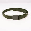 【中古即納】[MIL] ノーブランド プラスチックバックル ナイロンベルト サイズ～120cm OD(オリーブドラブ)(20150223)