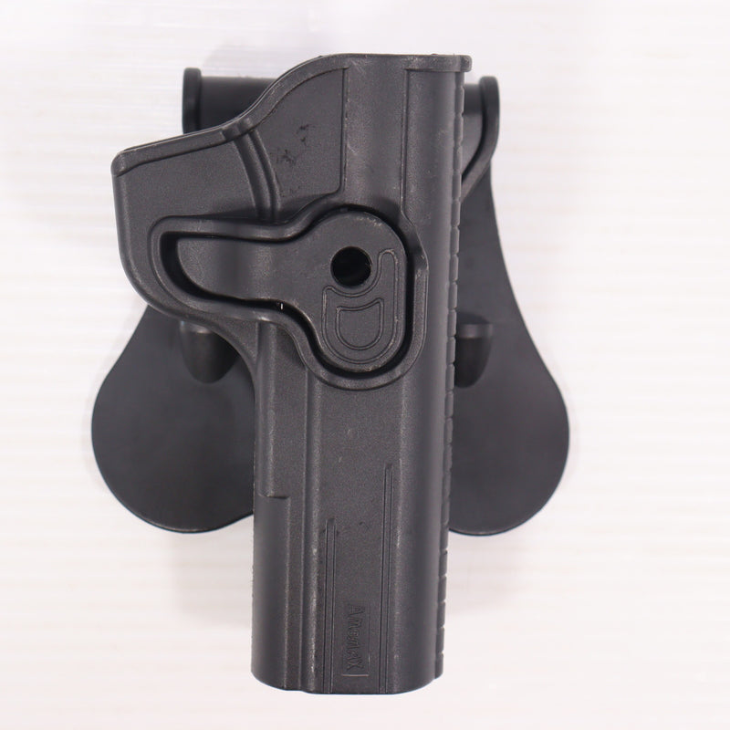 【中古即納】[MIL] AMOMAX(アモマックス) リリースボタン・ホルスター for トカレフ TT33 BK(ブラック/黒)(AM-T33)(20210424)
