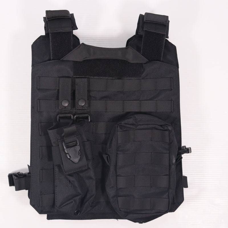 【中古即納】[MIL] LayLax(ライラクス) LAC ライトウェイトアーマーキャリングベスト コンプリートセット BK(ブラック/黒)(20150223)