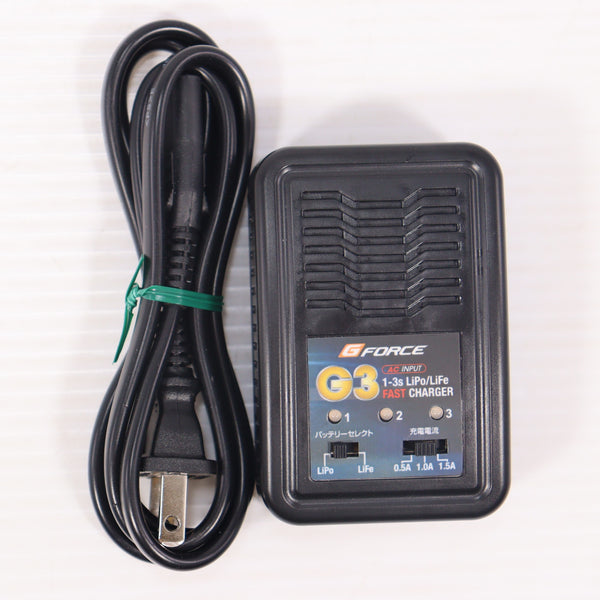 【中古即納】[MIL] G FORCE(ジーフォース) G3 1-3s LiPo/LiFeバッテリー専用 ファストチャージャー 急速充電器(G0018)(20131218)