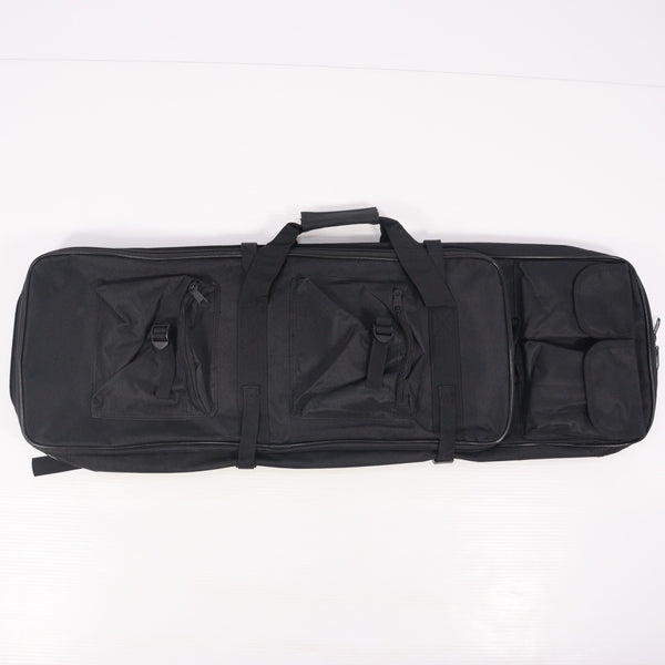 【中古即納】[MIL] ノーブランド ダブルガンケース BK(ブラック/黒)(80×27cm/60×26cm)(20150223)