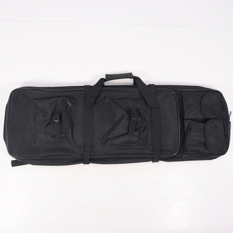 【中古即納】[MIL] ノーブランド ダブルガンケース BK(ブラック/黒)(80×27cm/60×26cm)(20150223)