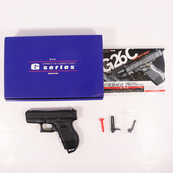 【中古即納】[MIL] KSC ガスブローバック G26C スライドHW(ヘビーウェイト)(価格改定版) (カスタム品) (18歳以上専用)(20220910)