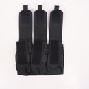 【中古即納】[MIL] CONDOR(コンドル) M4/M16 トリプルマガジンポーチ BK(ブラック/黒)(20150223)